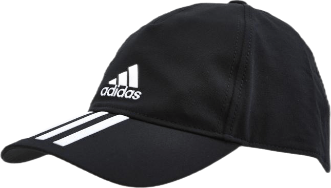 Baseball 3 Stripes Cap Svart/vit, Unisex, Apparels, hats & caps, Tennis, Black, ONESIZE