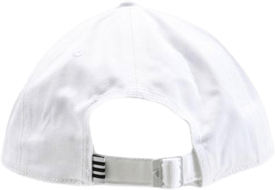 Baseball 3 Stripes Cap Cotton Twill White / Black / Black - Bild 3