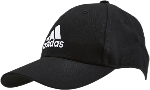 Baseball Cap Cotton Twill Black / Black / White
