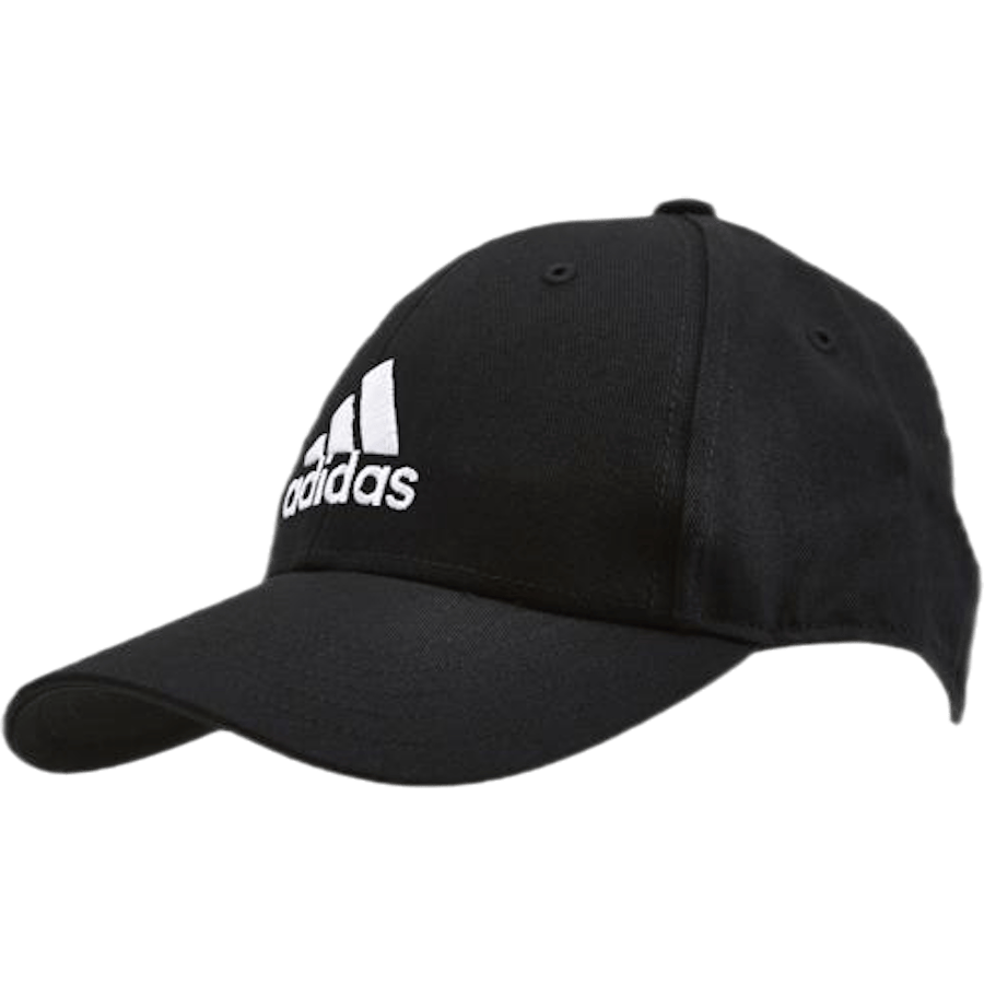 Baseball Cap Cotton Twill Black / Black / White