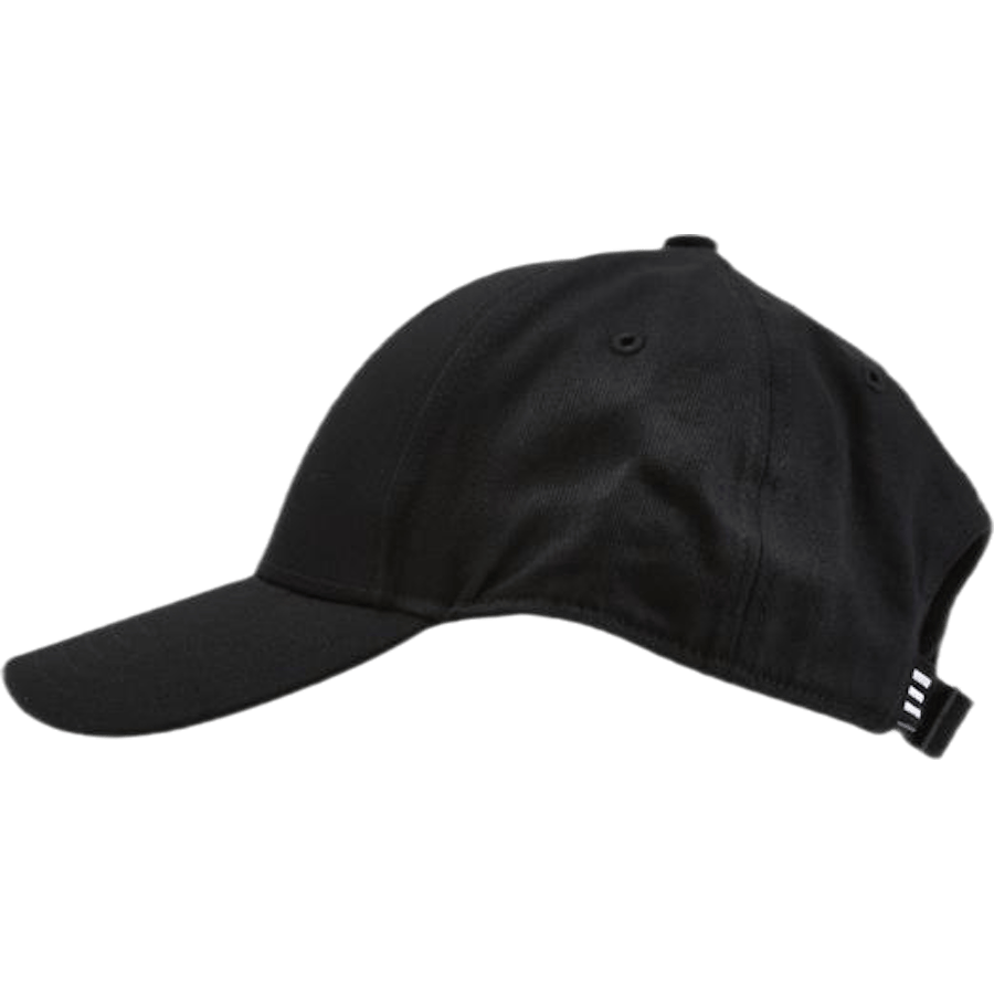 Baseball Cap Cotton Twill Black / Black / White - Bild 2