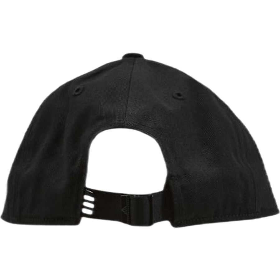 Baseball Cap Cotton Twill Black / Black / White - Bild 3