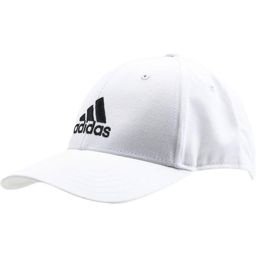 Baseball Cap Cotton Twill White / White / Black