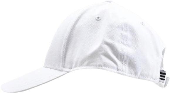 Baseball Cap Cotton Twill White / White / Black - Bild 2