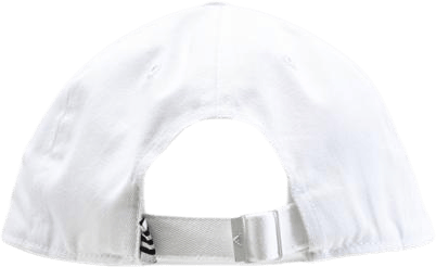 Baseball Cap Cotton Twill White / White / Black - Bild 3