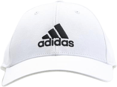 Baseball Cap Cotton Twill White / White / Black - Bild 4