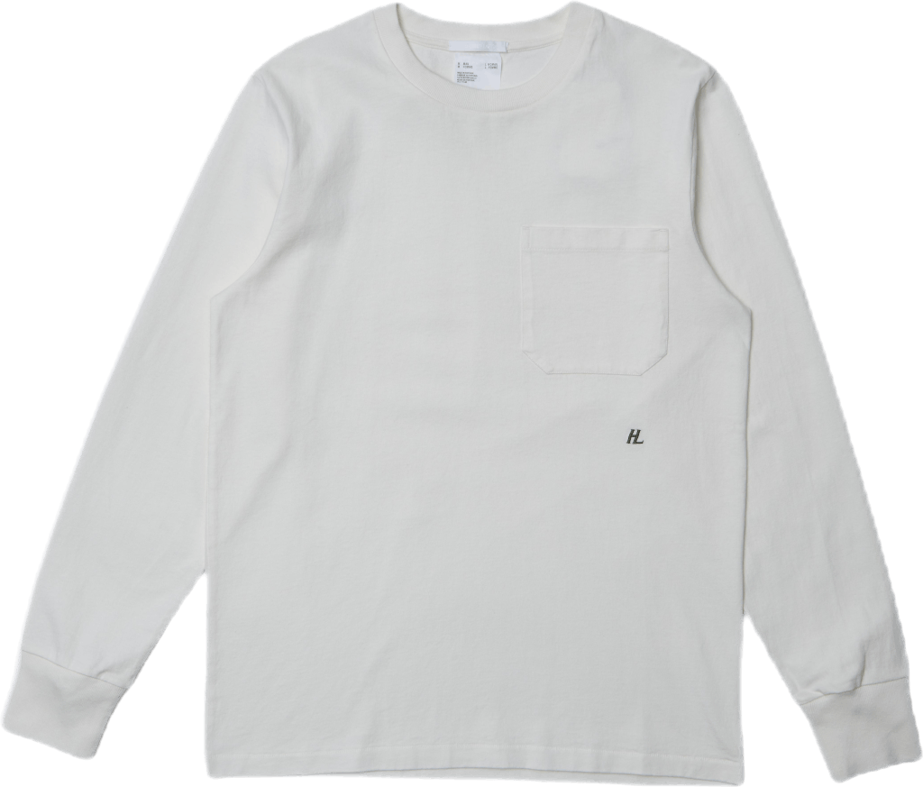 Strap Long Slv.strap Powdered Ecru, Male, Vêtements, Tops, Blanc, XXL