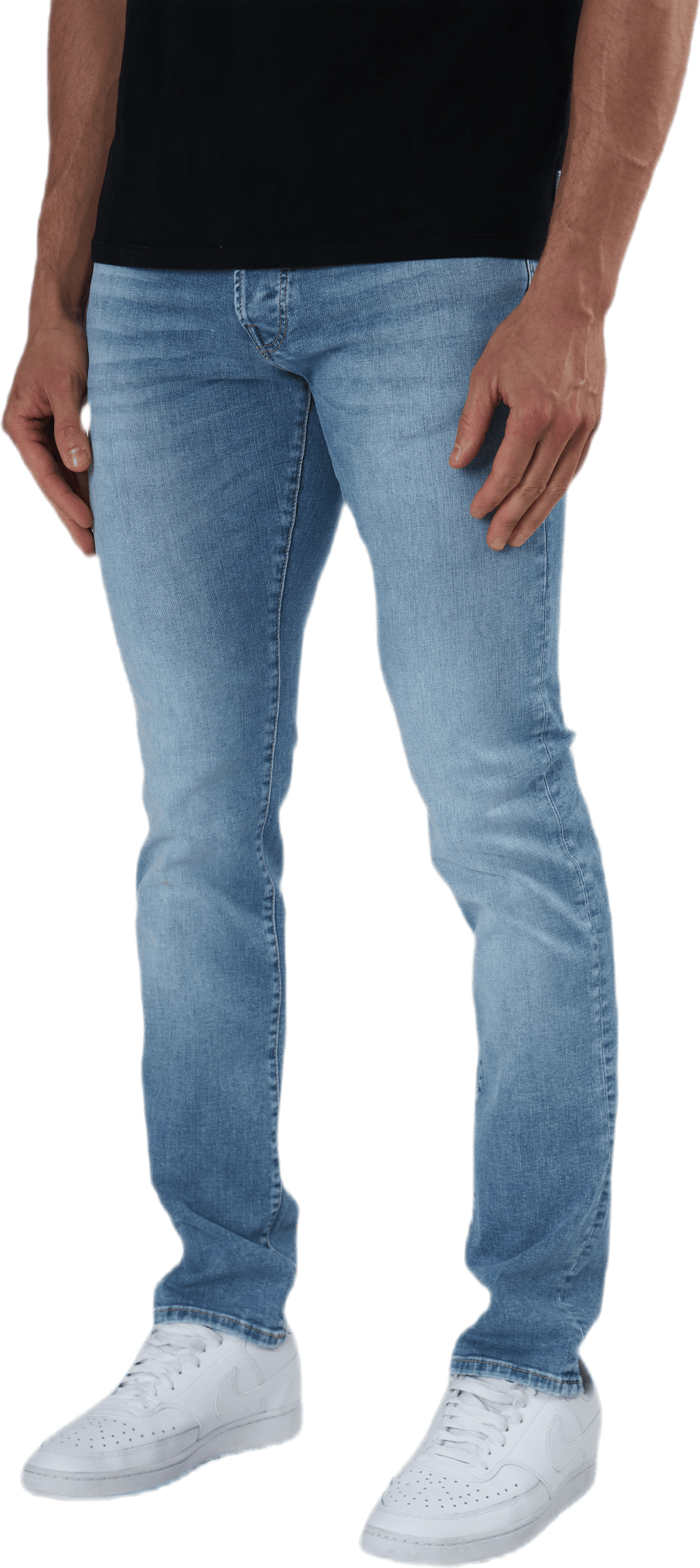 Glenn Con  657 50sps Blue Denim, Male, Kleding, Broek, Blauw, 28"/30"