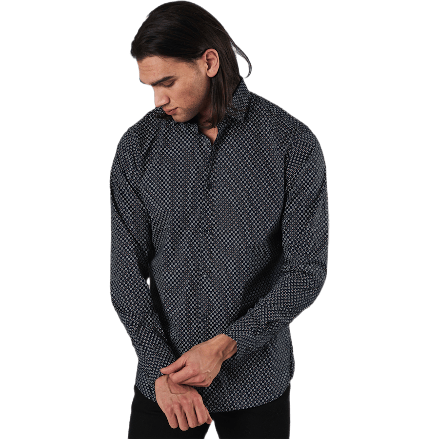 Blackpool Stretch Shirt L/s Mecca Orange