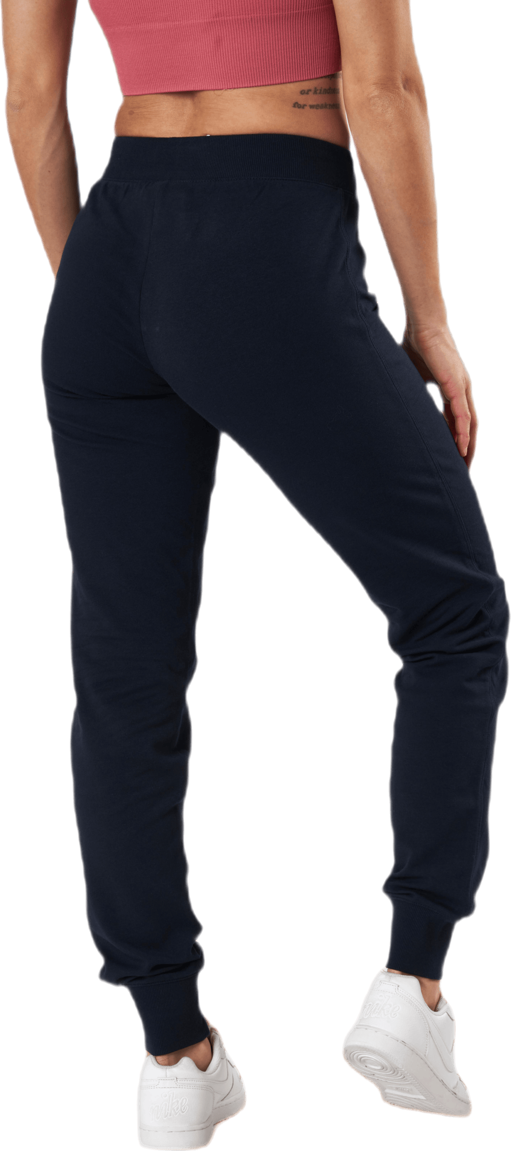 Rib Cuff Pants Blå - Bild 3