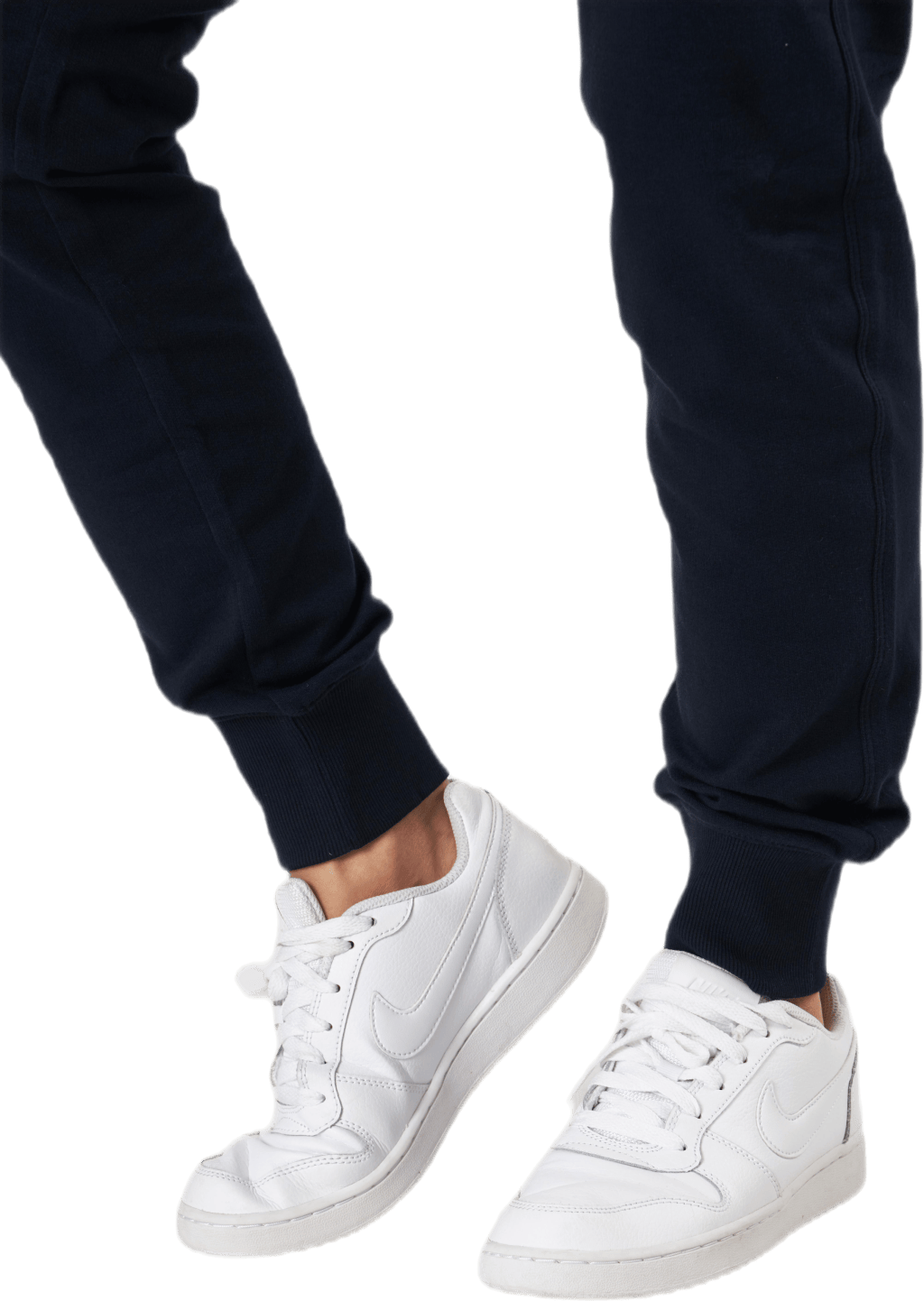 Rib Cuff Pants Blå - Bild 5