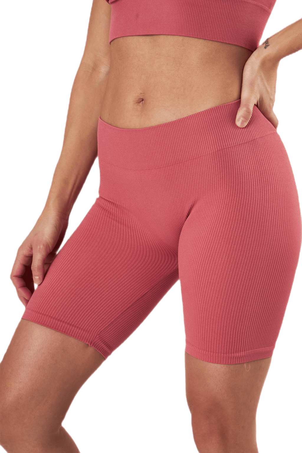 Vicky Rib Seamless Shorts Red - Bild 4
