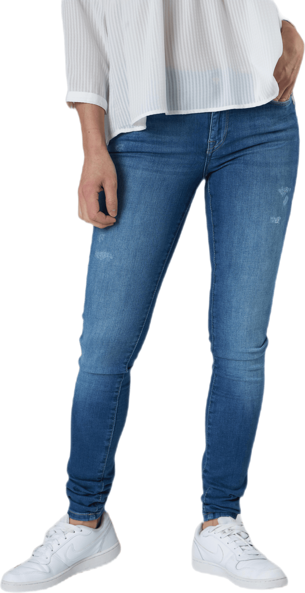 Shape Life Reg Skinny Blue