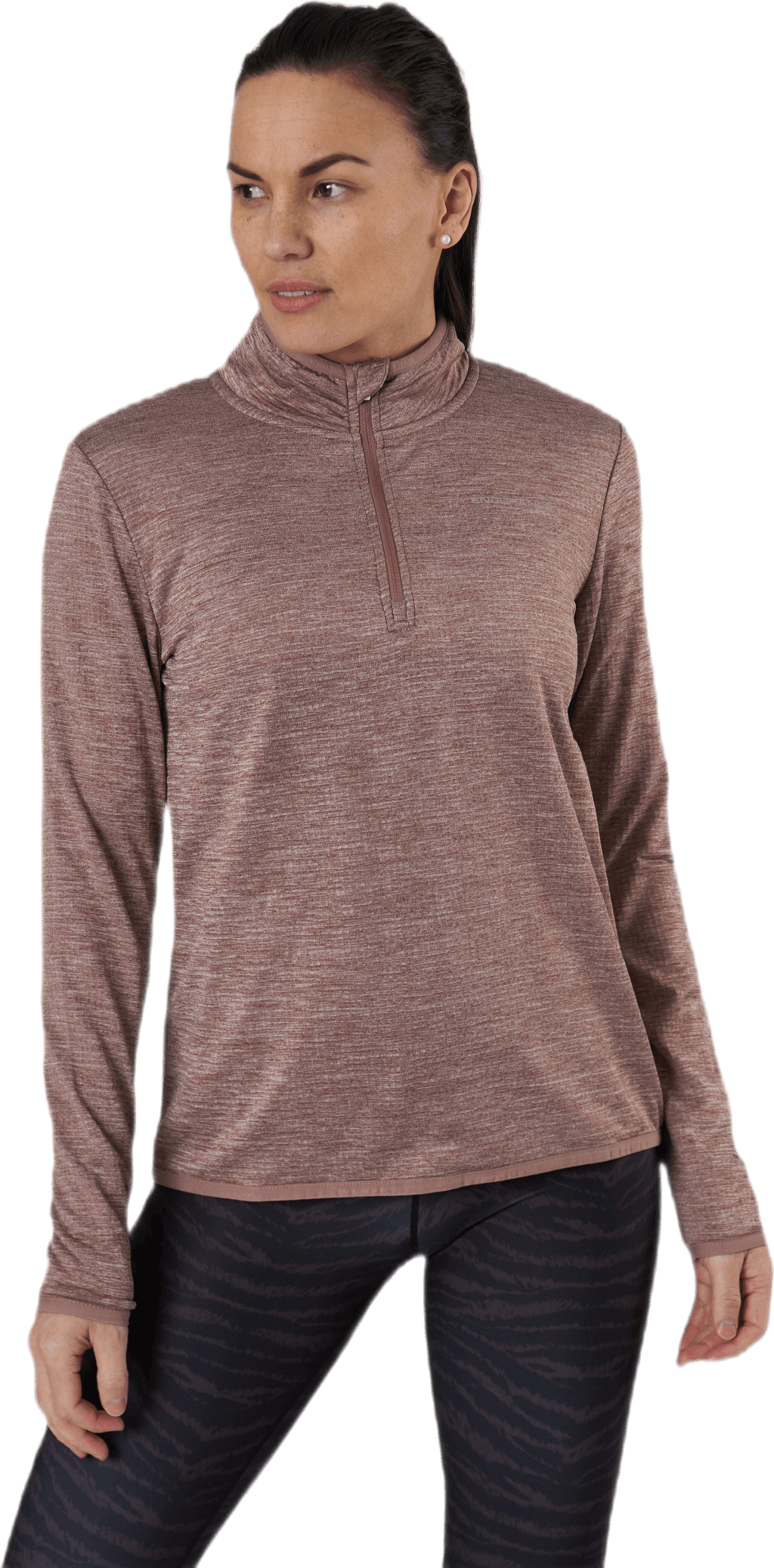 Vironic W Waffle Melange Loose, Female, Apparels, Shirts, Running, Beige, 36