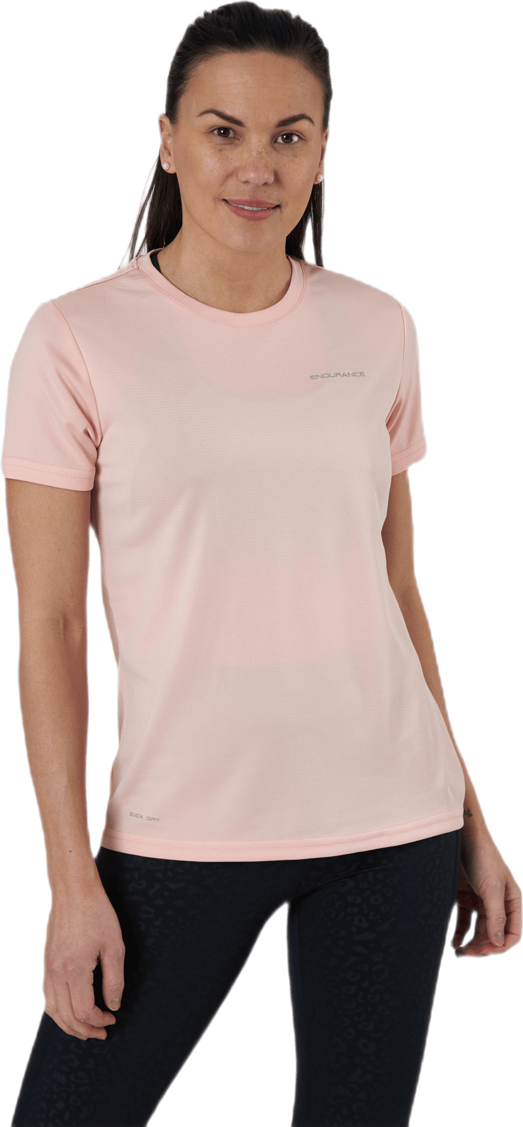 Vista S/s Performance Tee Rosa, Female, Apparels, T-shirt, Pink, 40