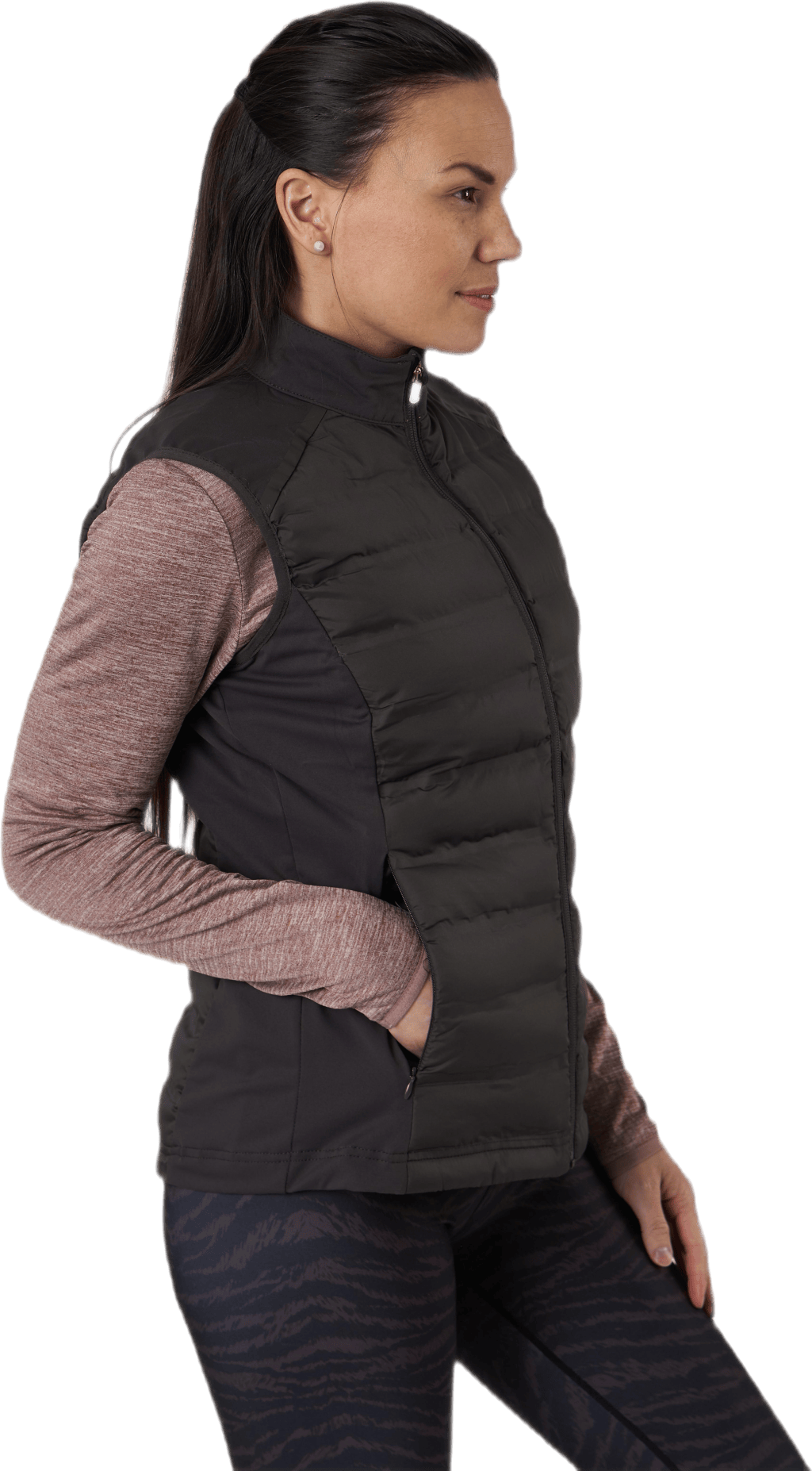 Reitta W Hot Fused Hybrid Vest Grå - Bild 2