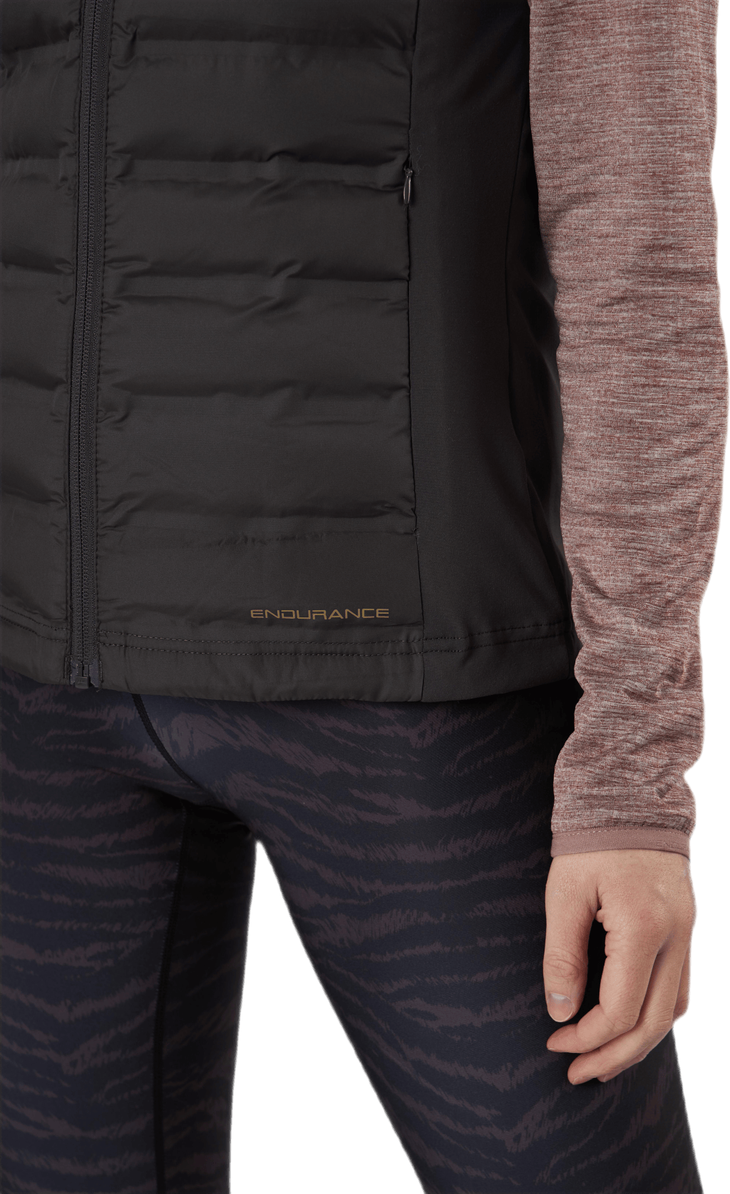 Reitta W Hot Fused Hybrid Vest Grå - Bild 4