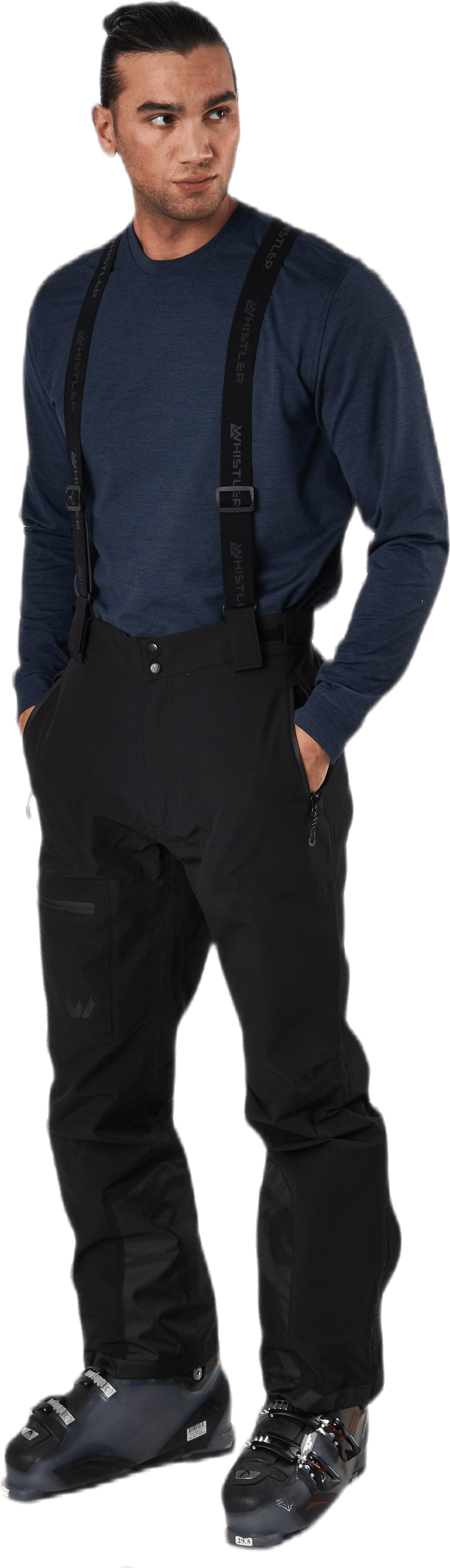 Roy M Hardshell Ski Pant W-pr0 Svart, Male, Ropa, Pantalones, Alpinismo, Negro, XXL