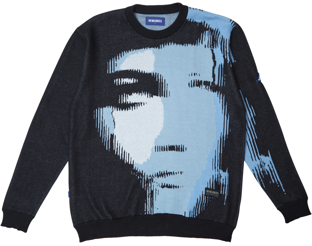 Knitted Sweater Shatters Black