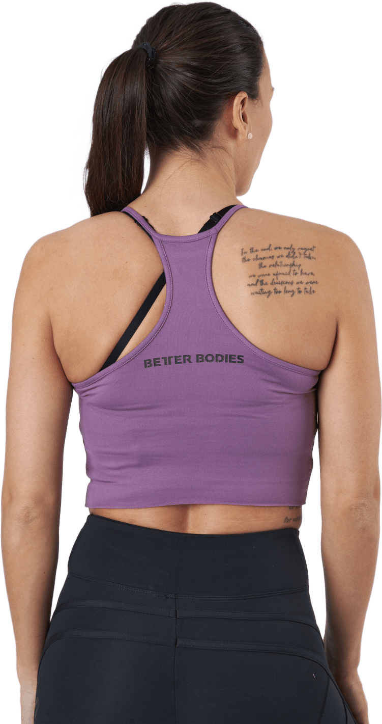 Performance Crop Hal Strong Purple - Bild 3