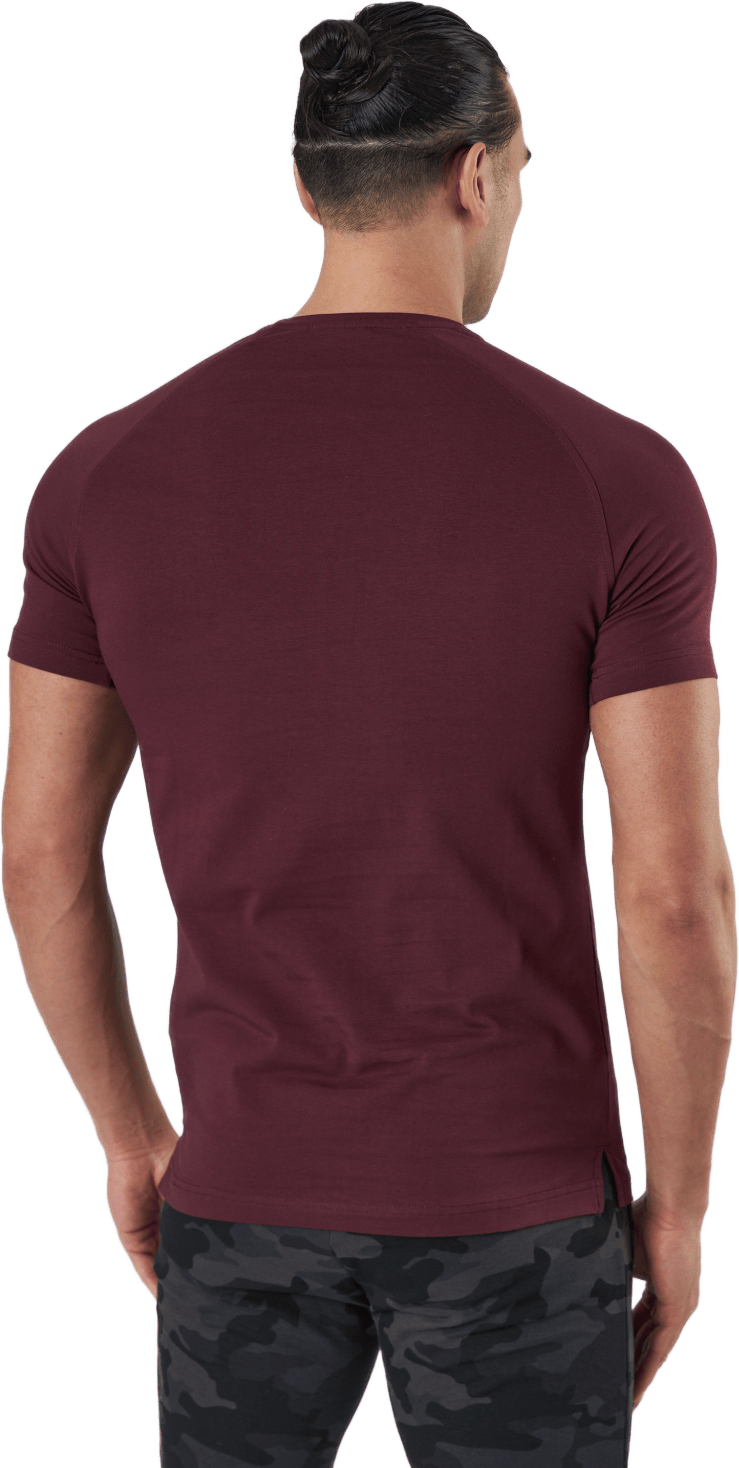 Gym Tapered Tee Maroon - Bild 2