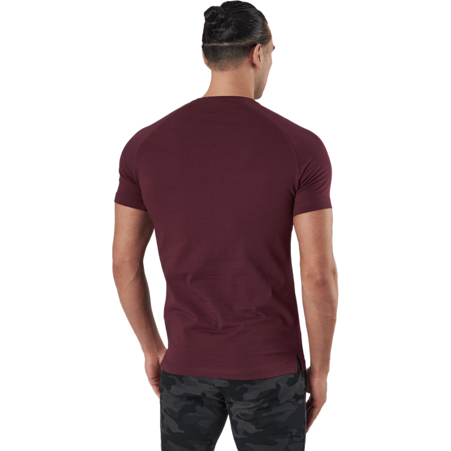 Gym Tapered Tee Maroon - Bild 2