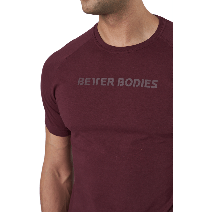 Gym Tapered Tee Maroon - Bild 3