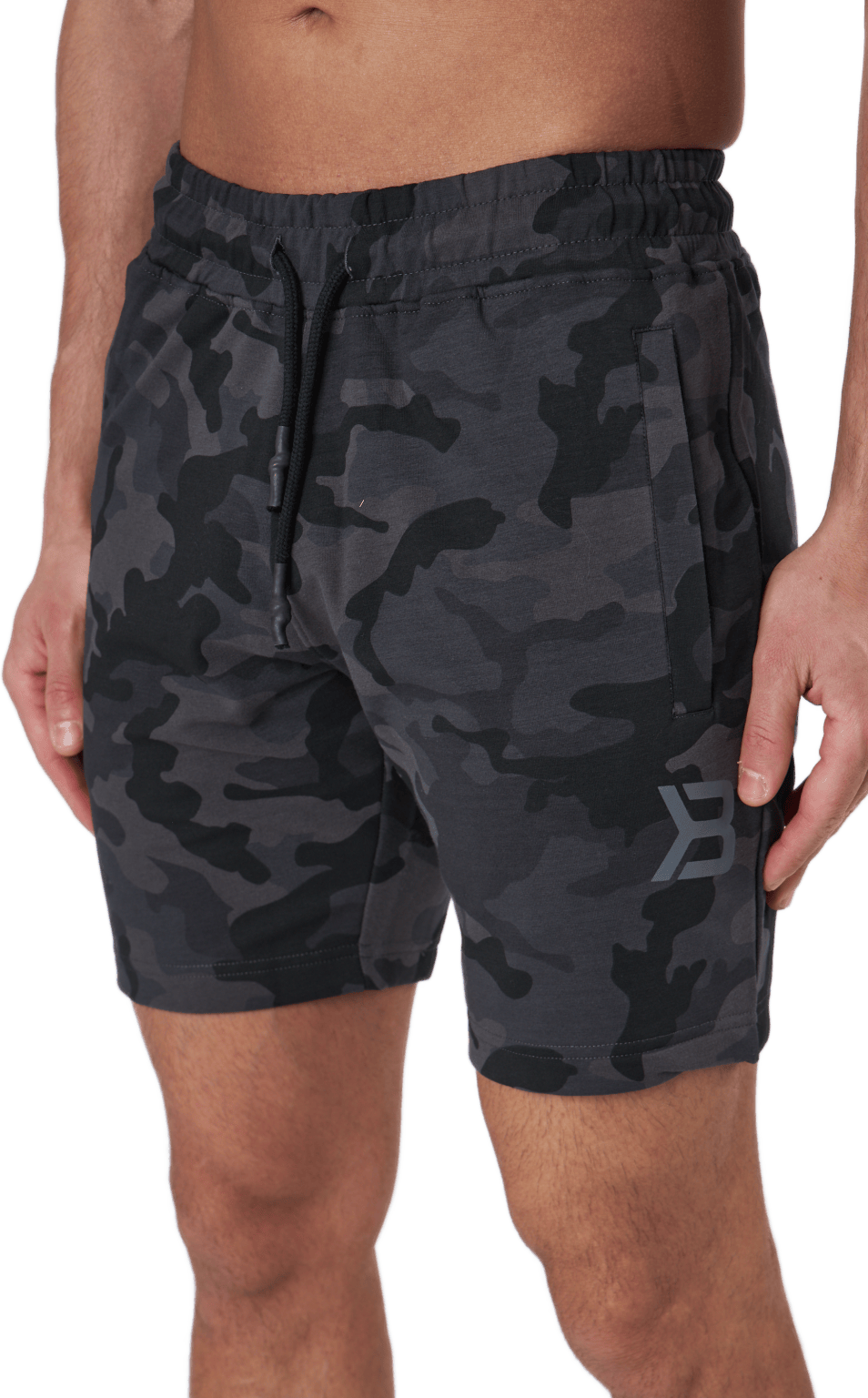 Tapered Sweatshorts Dark Camo - Bild 4