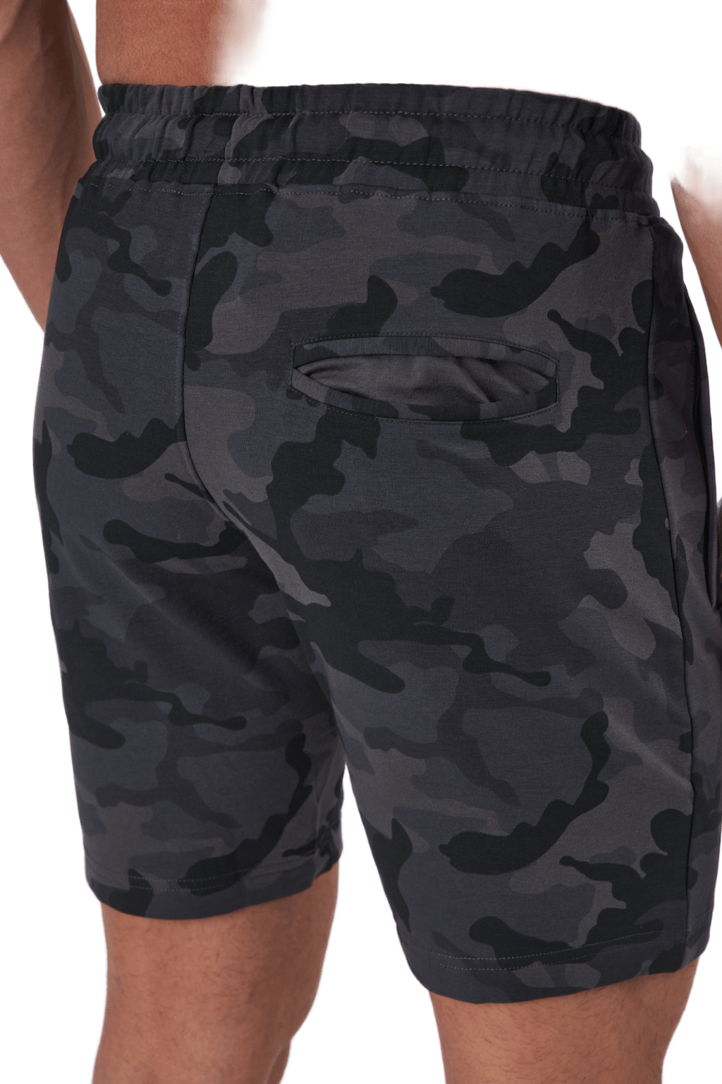 Tapered Sweatshorts Dark Camo - Bild 5