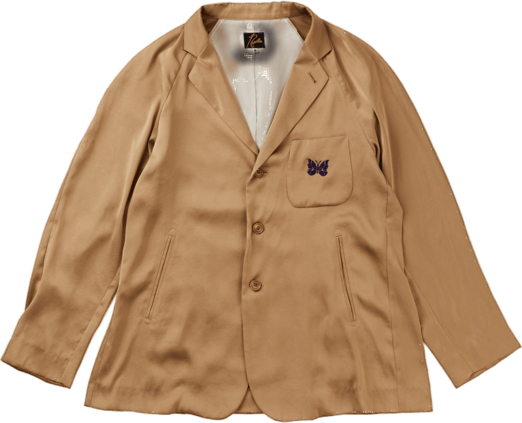 Raglan Jacket – Poly Sateen Khaki