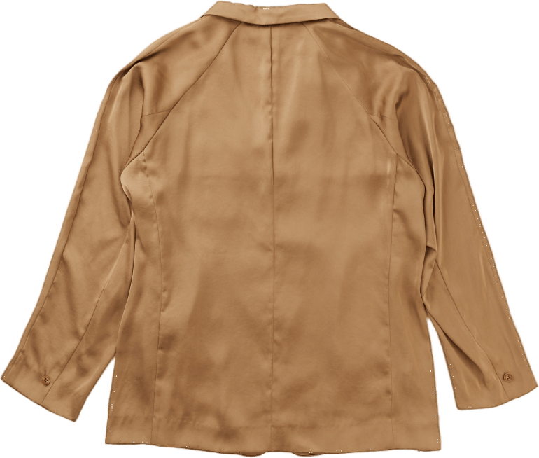Raglan Jacket - Poly Sateen Khaki - Bild 2