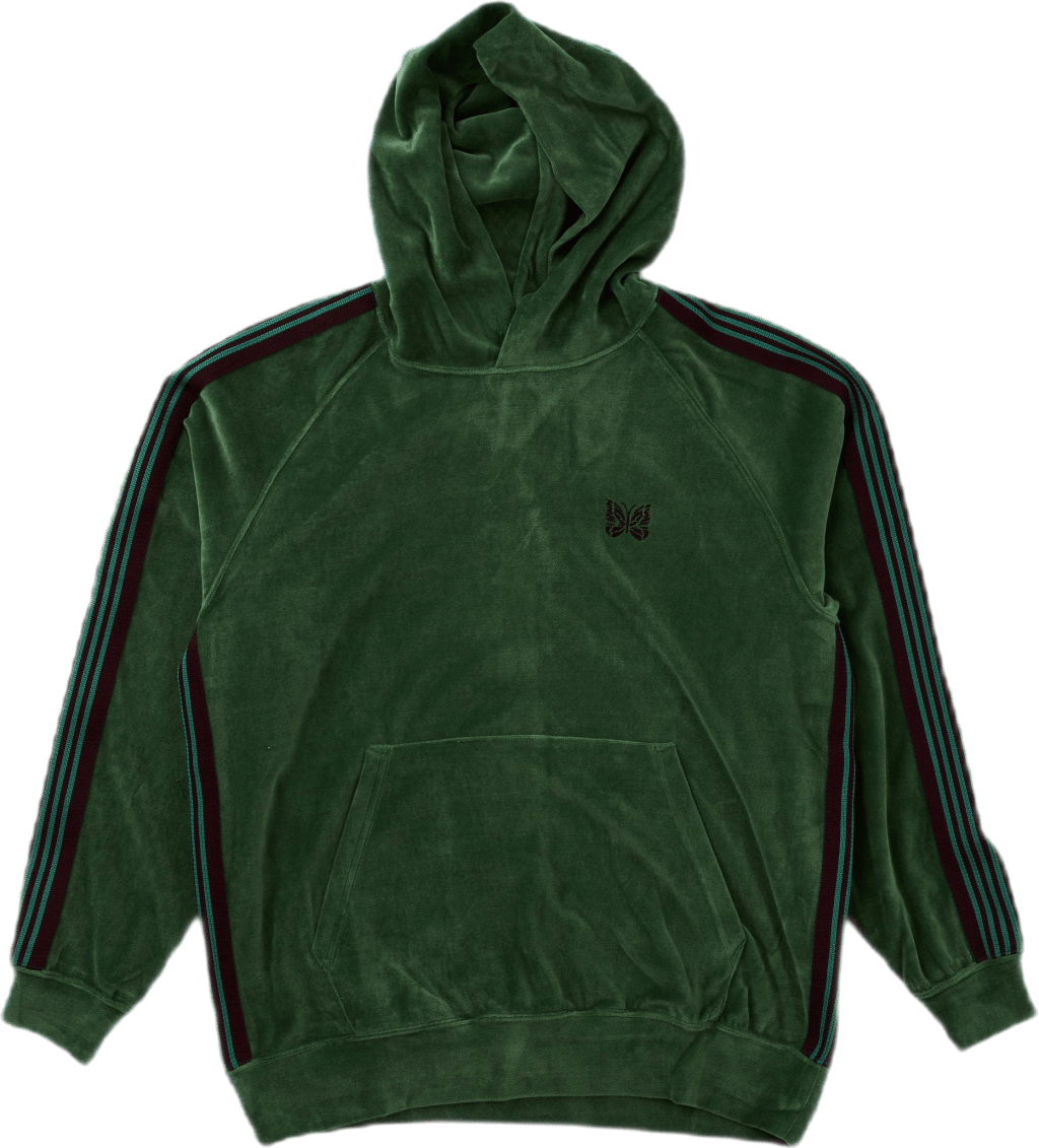 Track Hoody – C/pe Velour Green