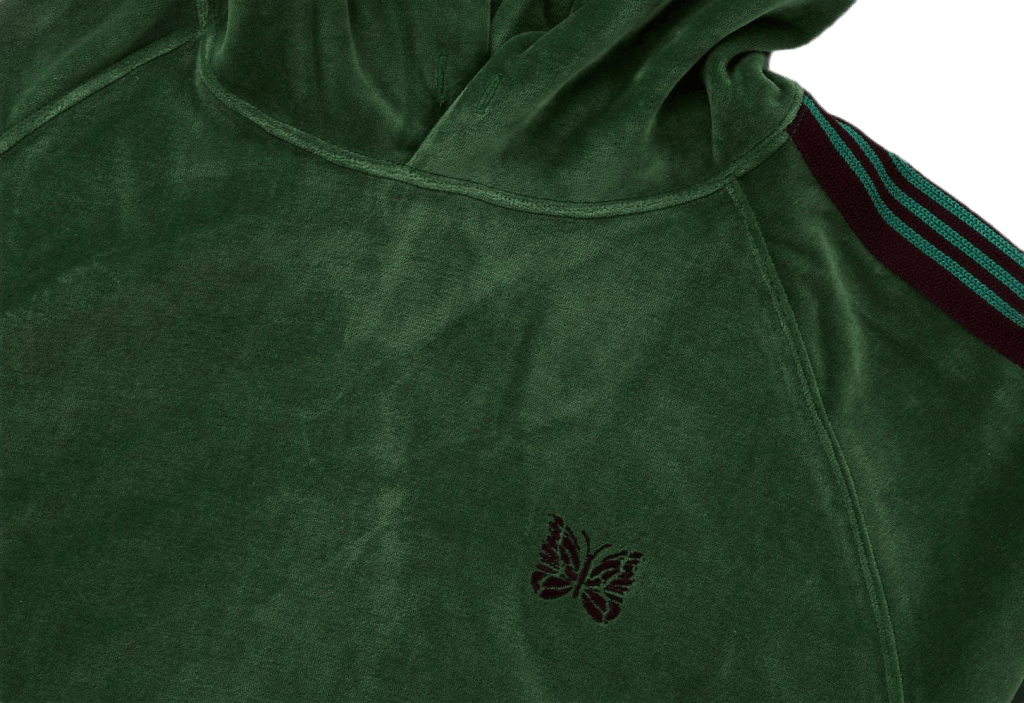 Track Hoody - C/pe Velour Green - Bild 2
