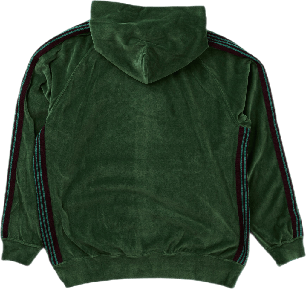 Track Hoody - C/pe Velour Green - Bild 3