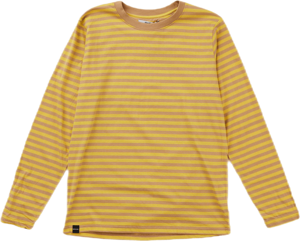 Long Sleeve T-shirt Hasle Stri Yellow, Male, Abbigliamento, Maglietta, Giallo, XS