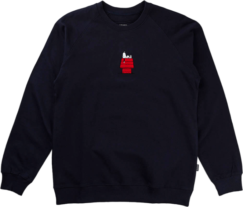 Sweatshirt Malmoe Doghouse Nav Black Iris, Male, Odevy, mikiny a mikiny, Modrá, XXL