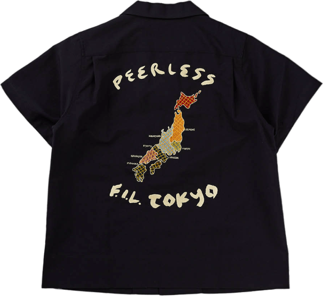 Sanko Souvenir Shirt S/s Navy - Bild 3