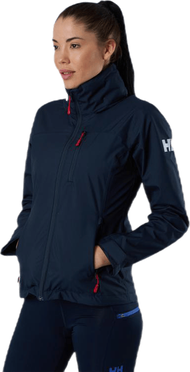 Crew Hooded Jacket Blue, Female, Ropa, chaquetas, Azul, L
