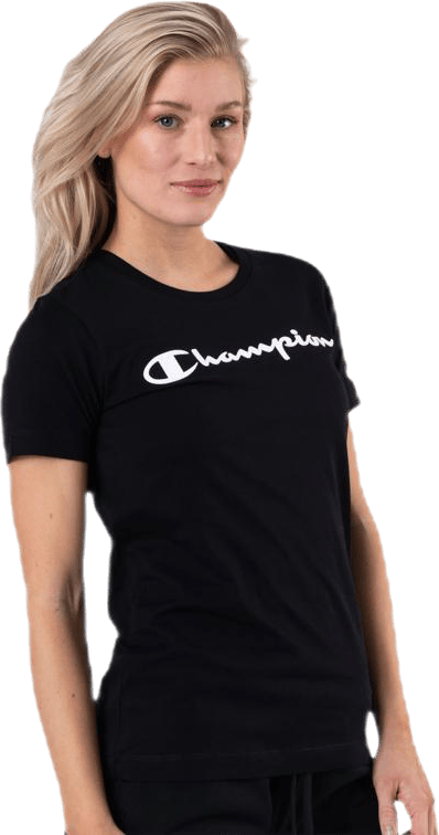 Crewneck T-Shirt Black - Bild 3