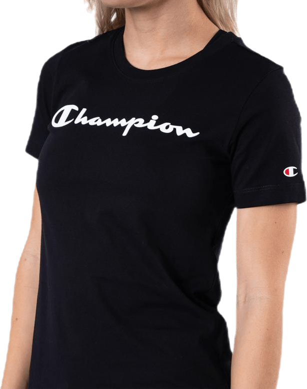 Crewneck T-Shirt Black - Bild 4