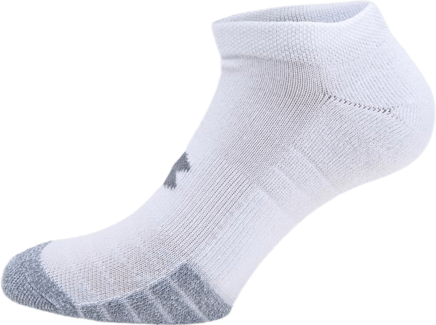 Heatgear No Show White, Unisex, Apparels, Socks, Workout, White, XL