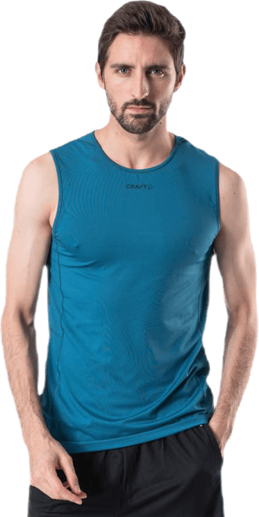 ADV Essence SL Tee Blue, Male, Abbigliamento, Tops, Allenamento, Blu, M