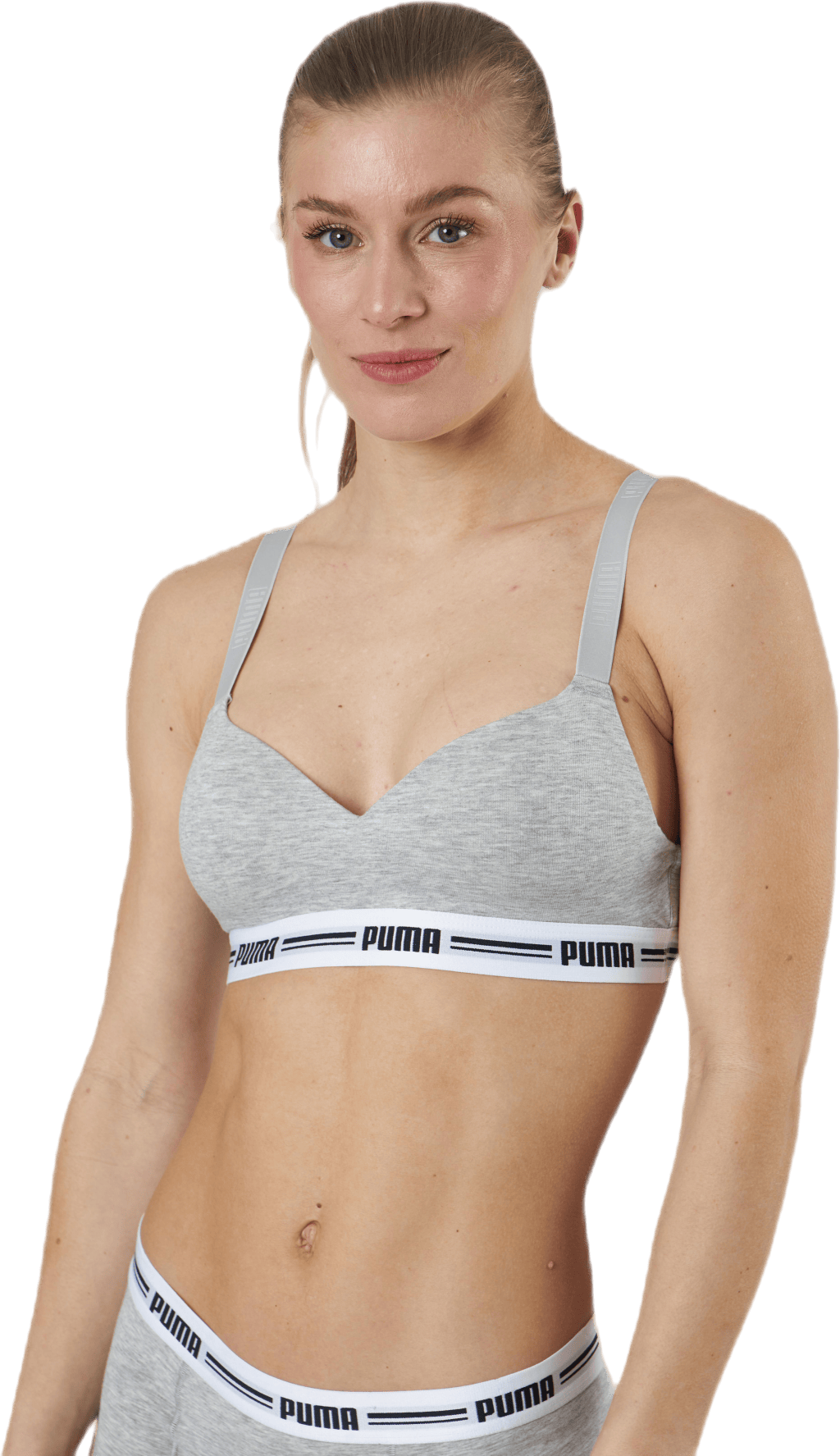 Padded Top Grey, Female, Apparels, Sports Bras, Running, Grey, M
