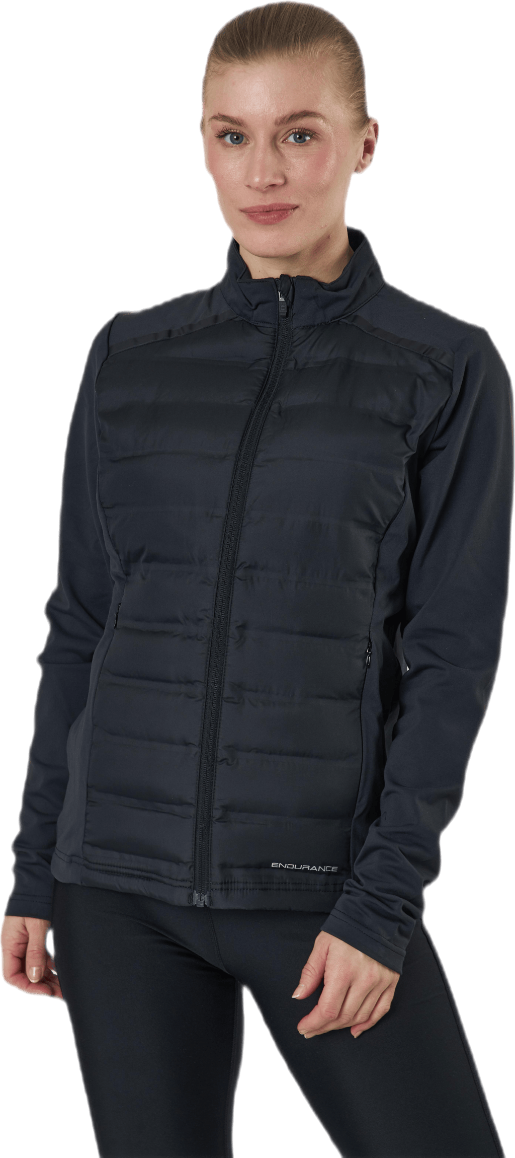 Reitta W Hot Fused Hybrid Jacket Black, Female, Apparels, jackets, Black, 46