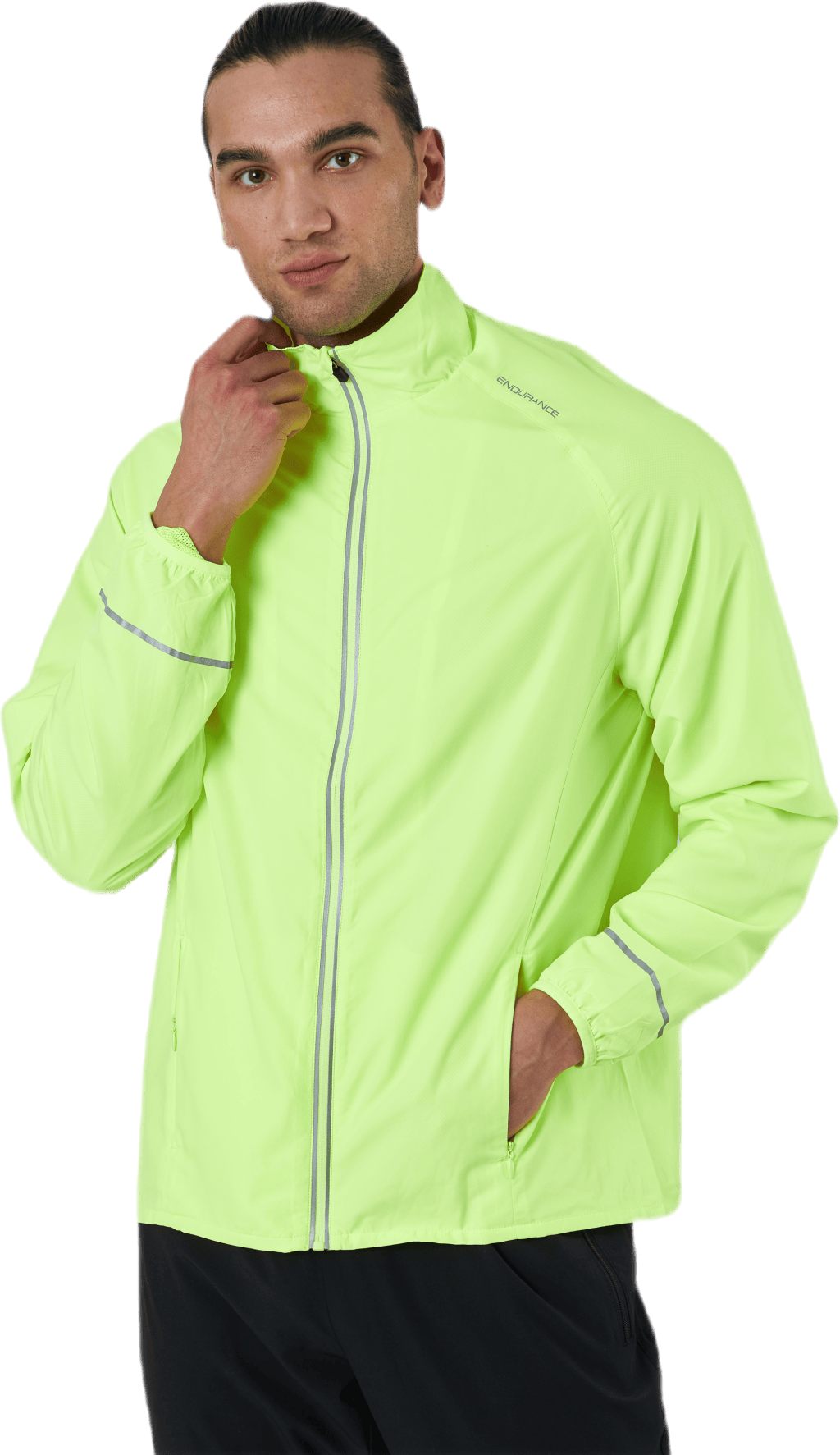 Lessend Jacket Yellow, Male, Odzież, kurtki, Bieganie, Żółty, S