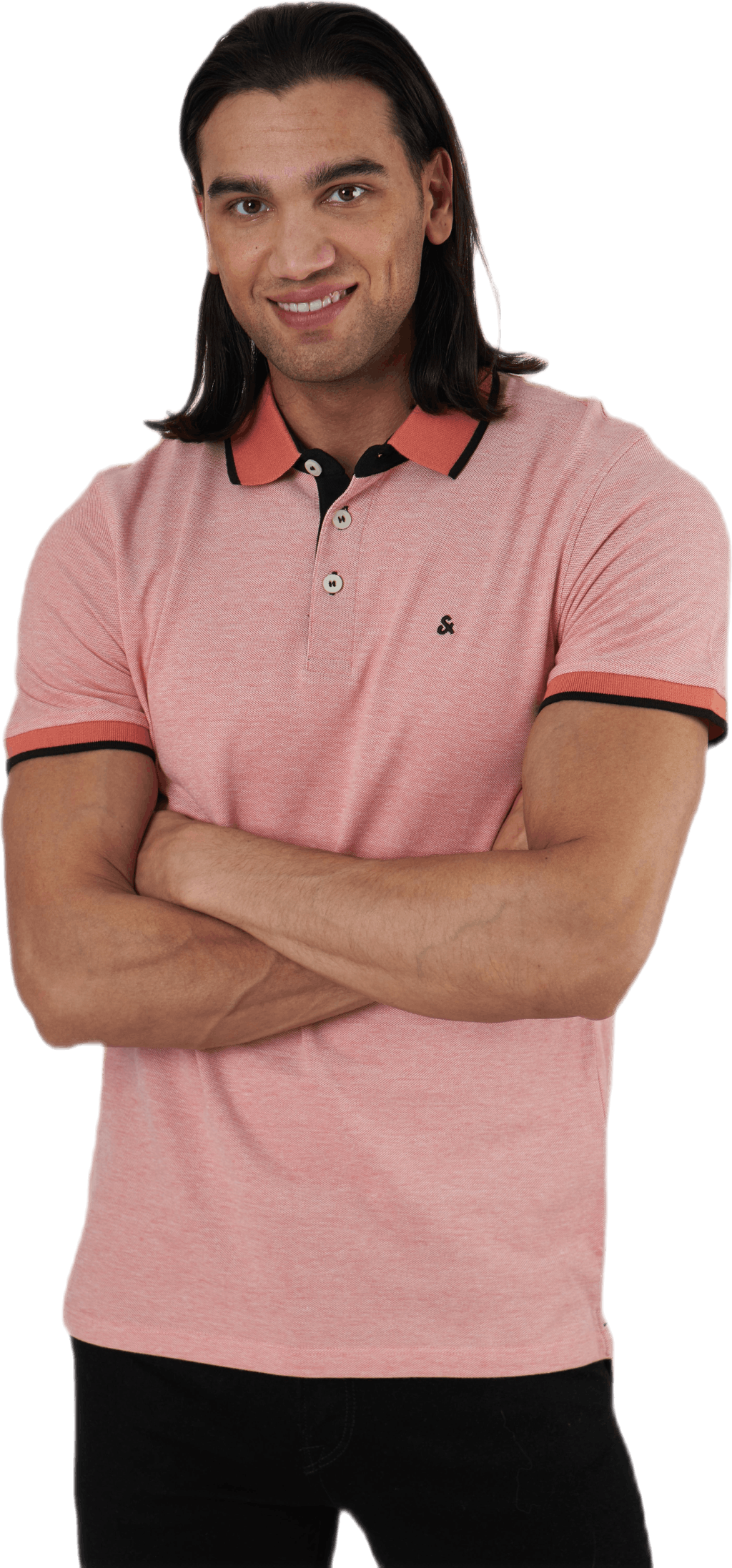 Epaulos Polo Ss Orange, Male, Apparels, T-shirt, Orange, XL