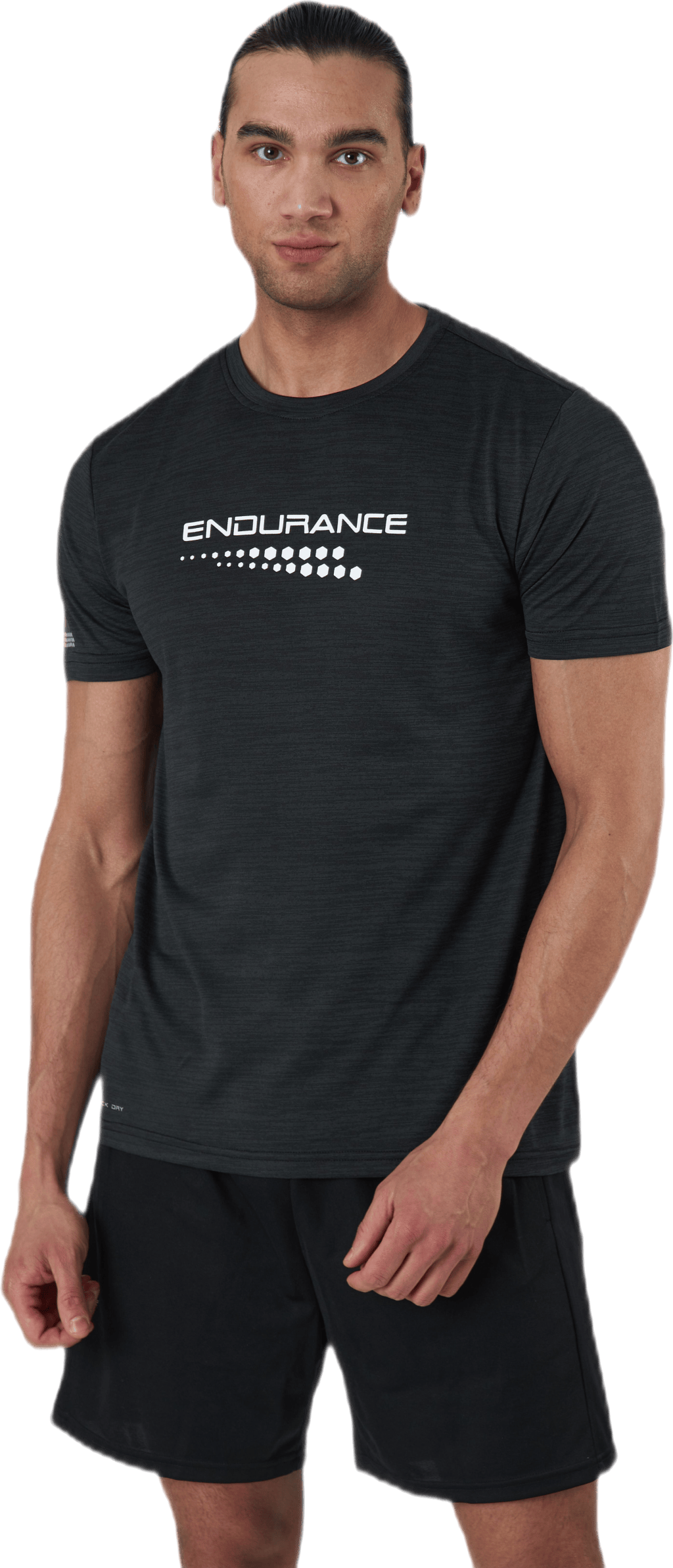 Portofino M S/S Performance Tee Black, Male, Klær, T skjorte, Svart, S