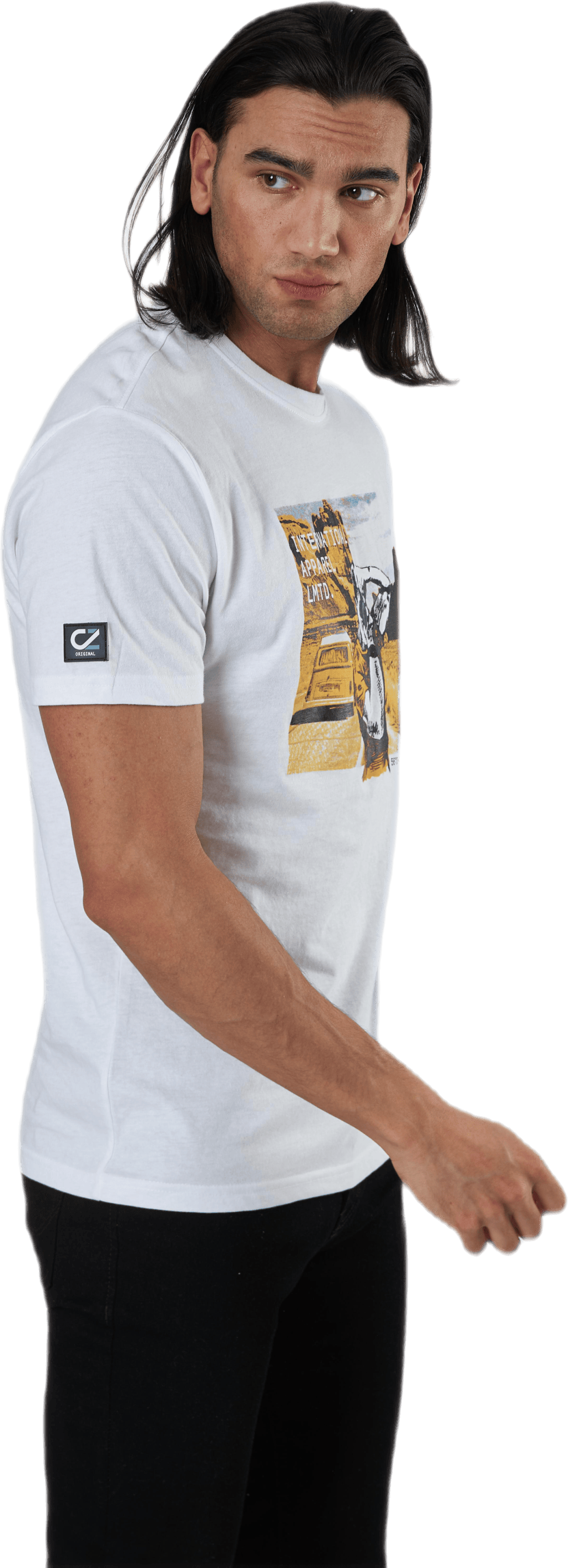 Gooding M SS Tee White, Male, Apparels, T-shirt, White, S