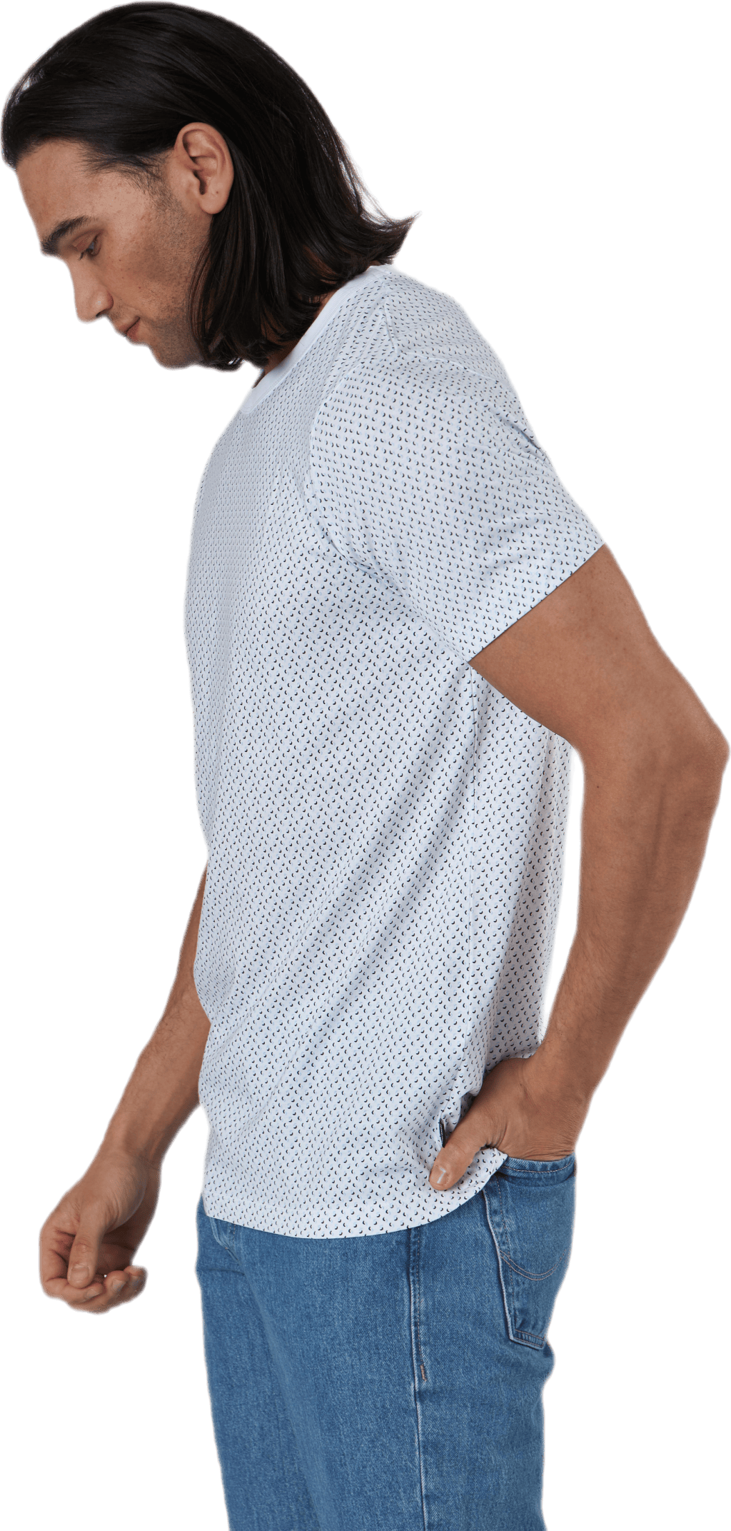 Blackburn Tee Ss Crew Neck White, Male, Klær, T skjorte, Hvit, XXL