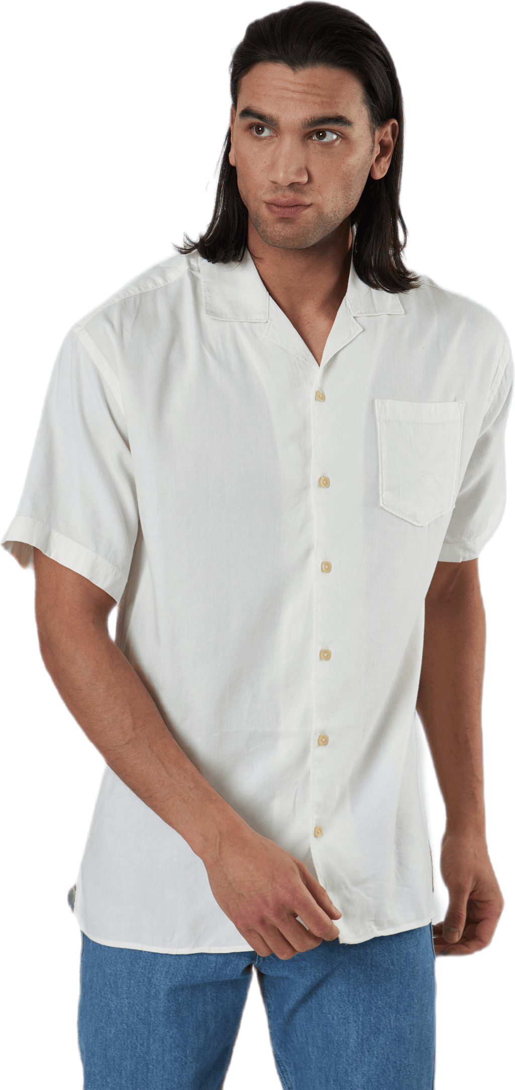 Alec Shirt Ss White - Bild 2